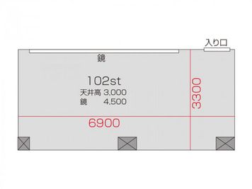 BUZZ吉祥寺レンタルスタジオ  102stの間取り図