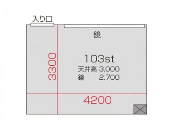 BUZZ吉祥寺レンタルスタジオ  103stの間取り図