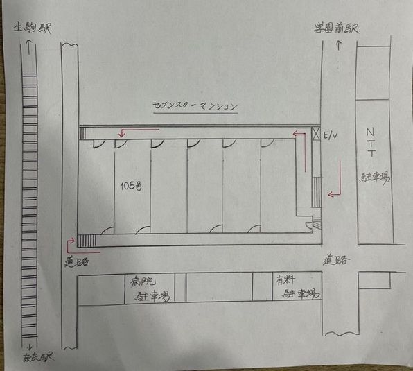 駅チカ・各種教室・面接・テレワークなどに最適 - 学園前