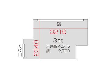 BUZZ下北沢レンタルスタジオ  3stの間取り図
