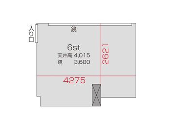 BUZZ下北沢レンタルスタジオ  6stの間取り図