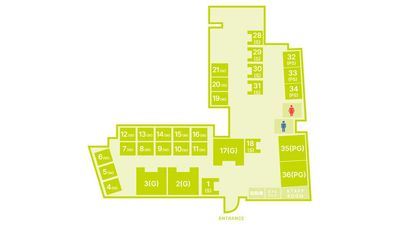FEEEP 新宿東口（新宿三丁目）店 FEEEP新宿東口店｜定員6名半個室｜部屋番号3(G)の間取り図