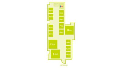 FEEEP 学芸大学駅東口店 FEEEP 学芸大学駅東口店｜定員 1名個室｜部屋番号9(PS)の間取り図