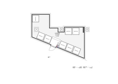 テレワークブース品川Ⅰ【 無料WiFi あり】 京急第11ビル ブースDの間取り図