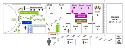シェアオフィス・コワーキングスペース　ステージライン仙台駅前 会議室2【～5人部屋】の間取り図