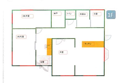阪急伊丹・西台レンタルスペース キッチン付・ママ会・会議室の間取り図