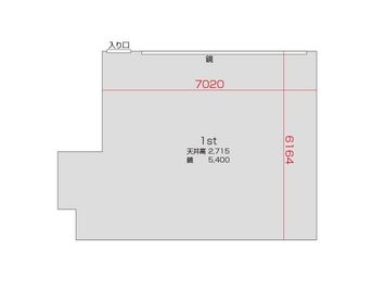 BUZZ STADIUM(弘前)レンタルスタジオ BUZZ STADIUM(弘前)1stの間取り図