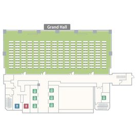 Kタワー横浜 3階フロアマップ - ビジョンセンター横浜駅東口（Kアリーナ横浜 前） 3F Grand Hallの間取り図