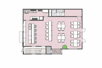 展示会専用スペース*MONCOZY GALLERY 札幌市にある展示会専用スペース。最寄り駅から徒歩2分。の間取り図