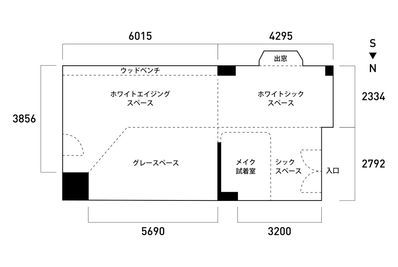 間取り図 - 瞬間の連続 / 撮影スタジオ レンタル撮影スタジオの間取り図