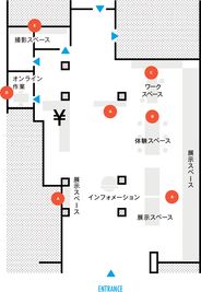 えにらぼ店内map - えにらぼ 東武宇都宮駅2分！人気静寂個室の間取り図