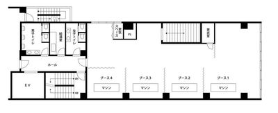 sr pilates studio 関内 【早朝プラン】マシンピラティスレンタルスタジオ 関内店ブース②の間取り図