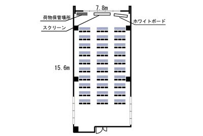 SMG/ 四ツ橋・近商ビル 6階A室の間取り図