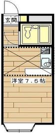 イースペ☆ベルピア土呂 【２０２号室】ノースブルー・サロンピースの間取り図