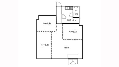 Beauty Factory岐阜 レンタルサロンの間取り図