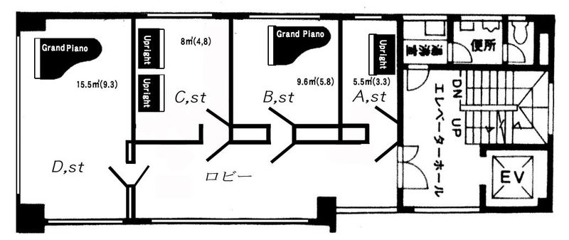 Dst 練習できます。G.piano Dr Bassあります。 -  吉田ピアノスタジオ