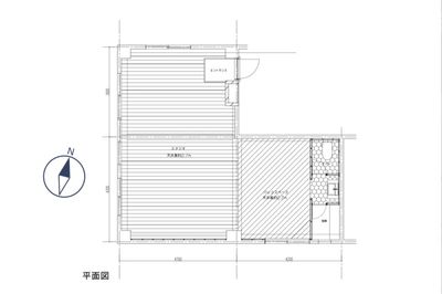 広さ / 約54 ㎡ 天井高 / 約2700mm 奥行き / 約7600mm 幅 / 約4550mm - Scott Mansion Scott Mansion_曙橋の間取り図
