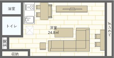 SpaceIrodori六本木ヒルズ 絶景東京タワーViewレンタルスペースの間取り図