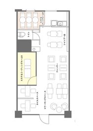 見取り図 -  D→START上社 名東区 レンタルネイルブース ソファタイプの間取り図