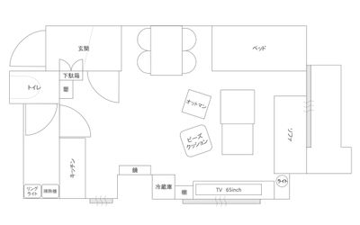 CasaBlan池袋西口 おうちスペースの間取り図