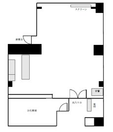 ステイゴールド銀座 「ホテル内」レンタルスタジオの間取り図