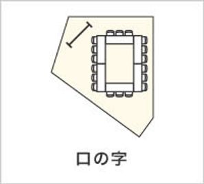 貸会議室TimeOffice名古屋 TimeD スクール型  最大18名利用可（49㎡） の間取り図