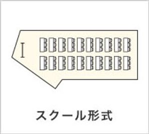 貸会議室TimeOffice名古屋 TimeSalon スクール型  最大90名利用可（86㎡） の間取り図
