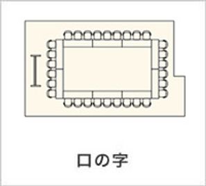 貸会議室TimeOffice名古屋 TimeI スクール型  最大36名利用可（55㎡） の間取り図