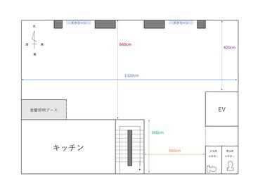 キッチンや音響設備が備わっており会議やパーティにぴったりなお部屋 - 岡崎庵 宴会場・個室・舞台　（貸切可）の間取り図