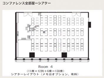 丸ビルホール&コンファレンススクエア Room4の間取り図