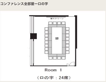 丸ビルホール&コンファレンススクエア Room1の間取り図