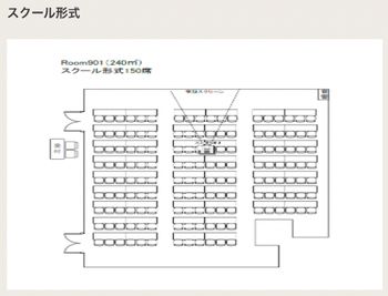新丸ビルコンファレンススクエア Room　901の間取り図