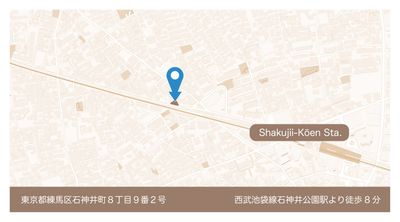 地図 - エミキューブ 石神井公園の間取り図