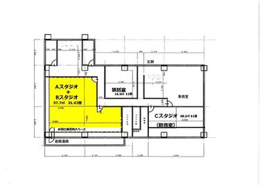 アドレstudio Aスタの間取り図