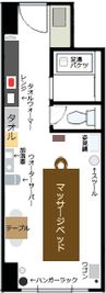 レンタルサロン：グリーンデイズ ４階の部屋の間取り図