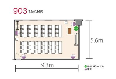 アットビジネスセンターPREMIUM新大阪（正面口駅前） 903号室の間取り図