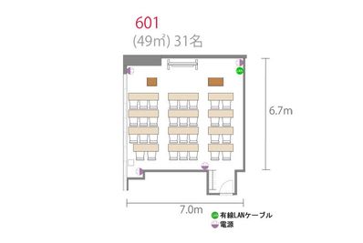 アットビジネスセンター横浜西口駅前 604号室の間取り図