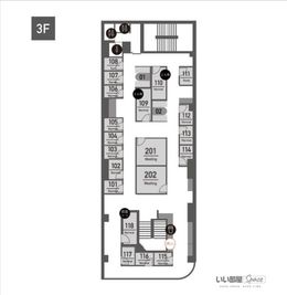 いい部屋Space中村公園店 1人用個室Gの間取り図