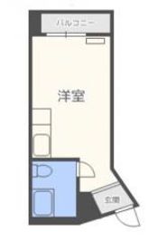 LINCRASチサン博多 01〈LINCRASチサン博多〉の間取り図