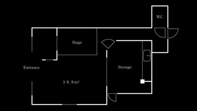 月と波とうさぎ 母屋の間取り図