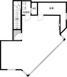 トイレ、キッチンあり（火機類は使えません） - SHARE TAKANAWA パーティールームの間取り図