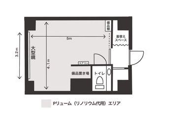 レンタルスタジオ西荻リノの間取り図