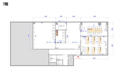 【TIME SHARING 四谷7F全体図面_高画質】 - TIME SHARING四谷 7Bの間取り図