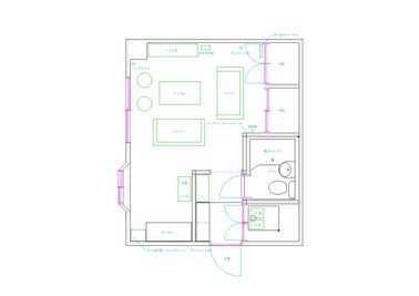 リリィ藤沢 キッチン付きレンタルスペースの間取り図