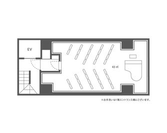 東京音楽堂  日本橋ピアノホールの間取り図