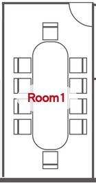 Room1の間取り図です。 - ウィズスクエア・GLOXIA銀座店 Room１の間取り図