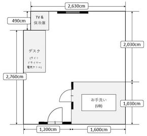 ホテルアスティア名古屋栄 【ベッド有りデイユース：４】６：００～　６時間～利用可能の間取り図