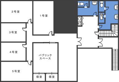 さざんういんど オープンスペースの間取り図