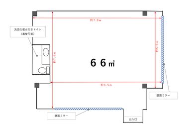 studio NEW YORK @清瀬 【お一人様プラン】（キヨセ）の間取り図