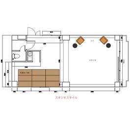 田町駅徒歩7分のレンタルスペース！オンライン会議やイベントも◎ 田町｜シバスペ｜SHIBAURA space（38名着席可）の間取り図